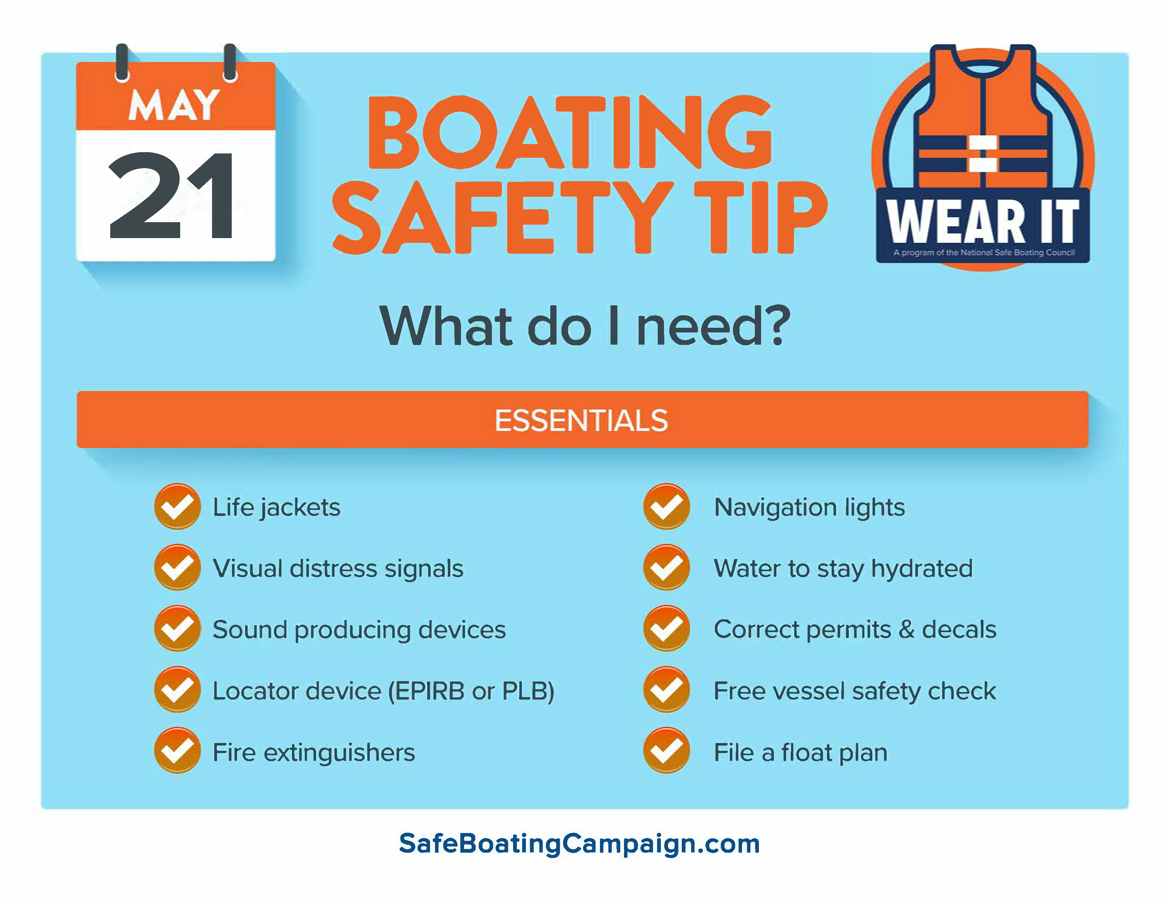 National Safe Boating Week Toolkit - Safe Boating Campaign
